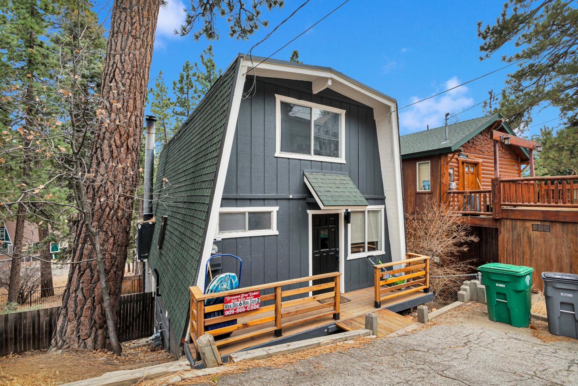 Cozy Crescent Tree Cabin Near Bear Mountain Big Bear Lake Exteriör bild